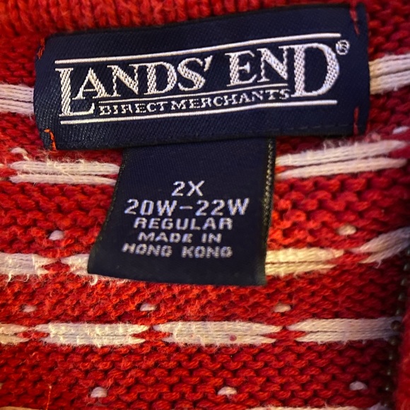 Lands end 1/4 zip - Picture 5 of 8